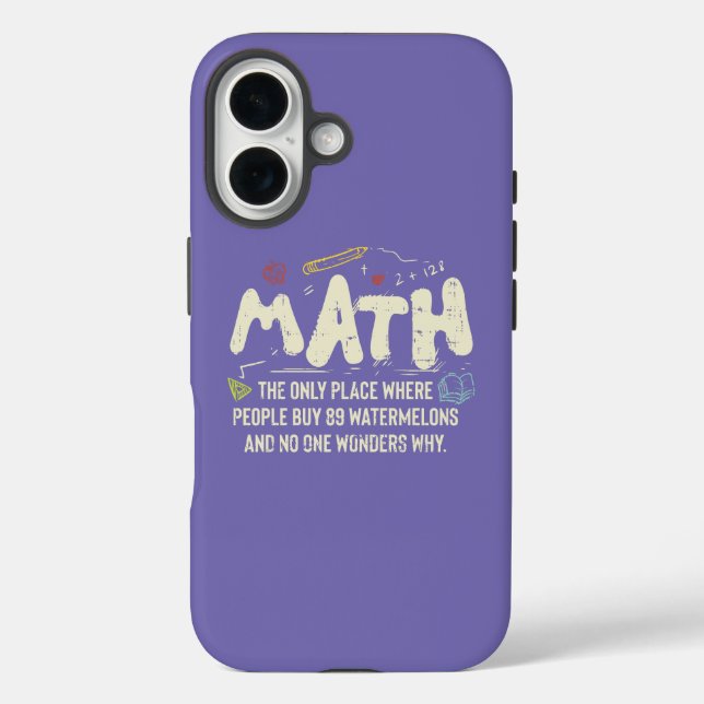 Coques Case-Mate iPhone Mathématiques Mathématiques Mathématiques Math Ens (Verso)