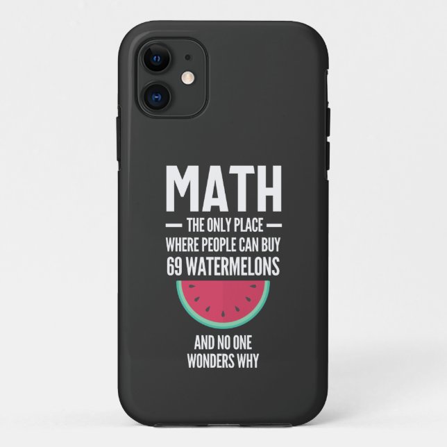 Coques Case-Mate iPhone Maths. Drôle Math Sarcasm Citation Cadeau (Dos)