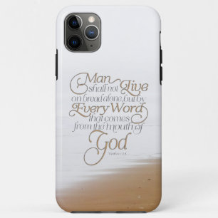 Case-Mate iPhone Case Matthew 4:4 On shall not live on bread alone