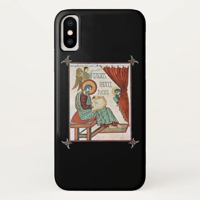 Coques Case-Mate iPhone Matthew Du Manuscrit Médiéval De Lindisfarne (Dos)