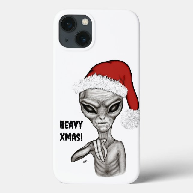 Coques Case-Mate iPhone Mauvais Alien, Lourds Noël ! (Verso)