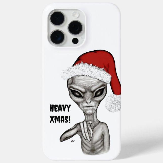 Coques Case-Mate iPhone Mauvais Alien, Lourds Noël ! (Verso)