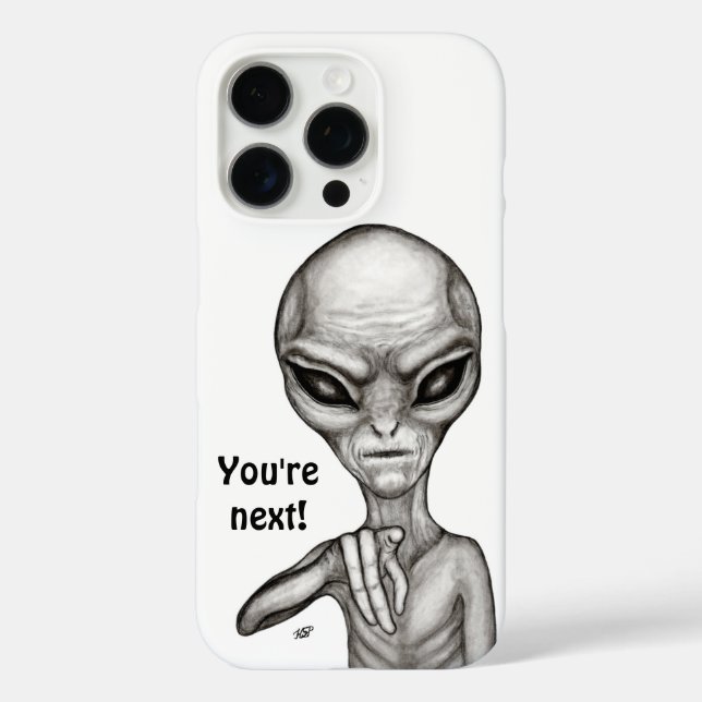 Coques Case-Mate iPhone Mauvais Alien, Tu es le prochain ! (Verso)