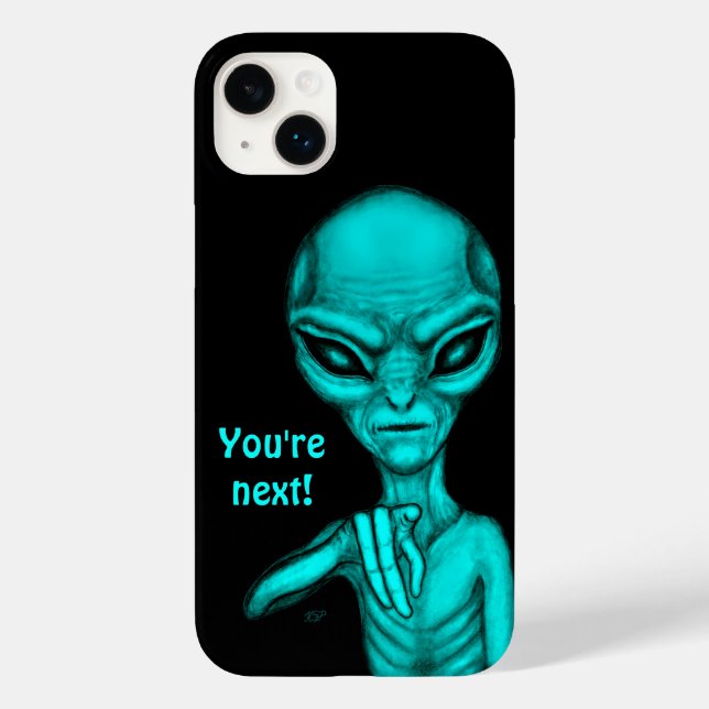 Coques Case-Mate iPhone Mauvais Alien, Tu es le prochain ! (Verso)