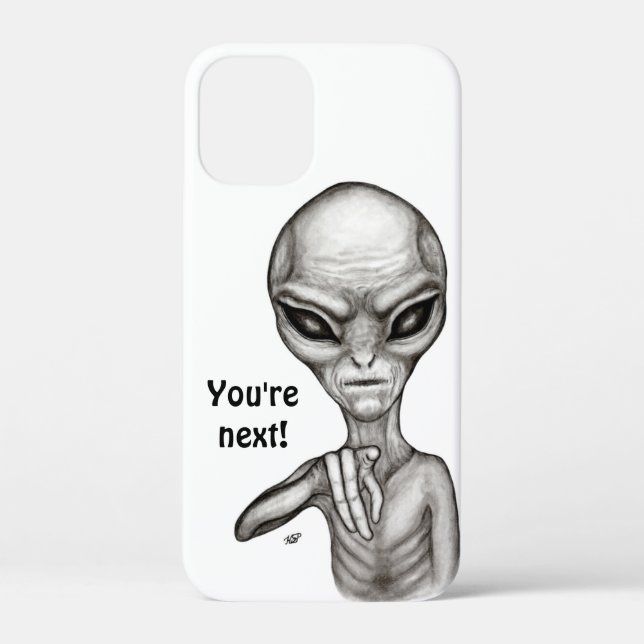 Coques Case-Mate iPhone Mauvais Alien, Tu es le prochain ! (Verso)