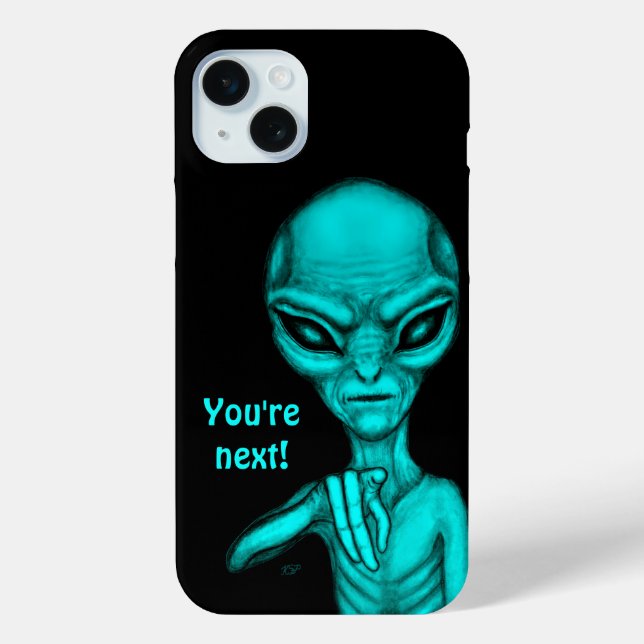 Coques Case-Mate iPhone Mauvais Alien, Tu es le prochain ! (Verso)