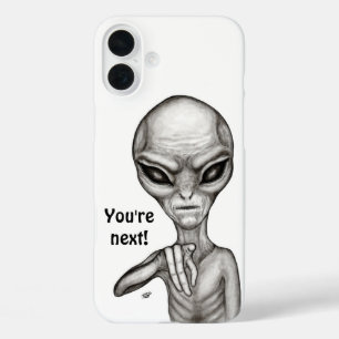 Coque Pour iPhone 16 Plus Mauvais Alien, Tu es le prochain !