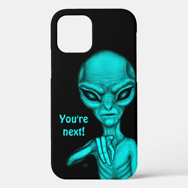 Coques Case-Mate iPhone Mauvais Extraterrestre, Vous êtes le prochain ! (Verso)