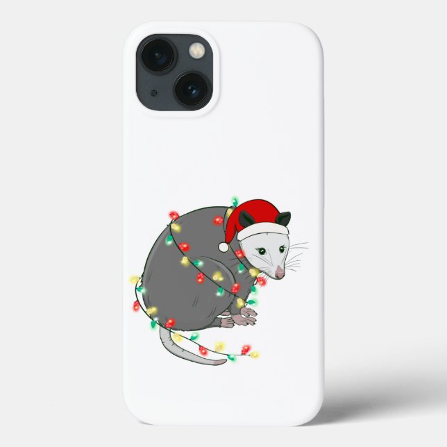 Coques Case-Mate iPhone mauvais Noël santa claus opossum (Verso)