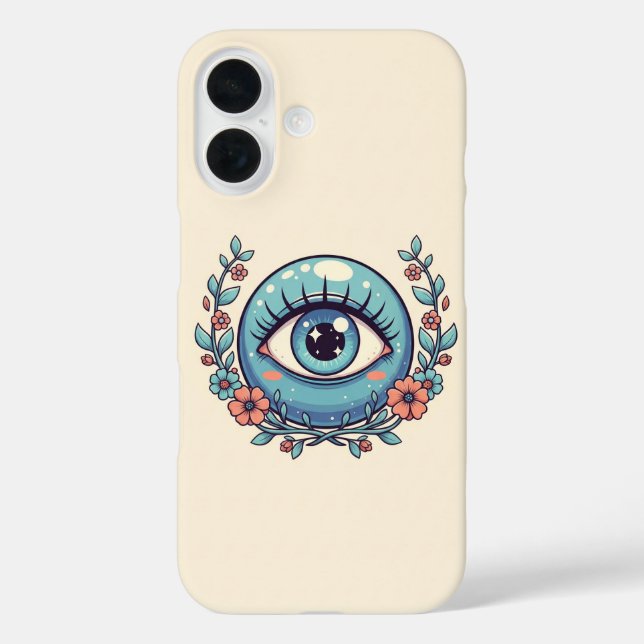 Coques Case-Mate iPhone Mauvais Œil Ludique avec Animaux de Dessin Animé (Verso)