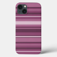 Mauve rayures Coque-coque iphone Mate