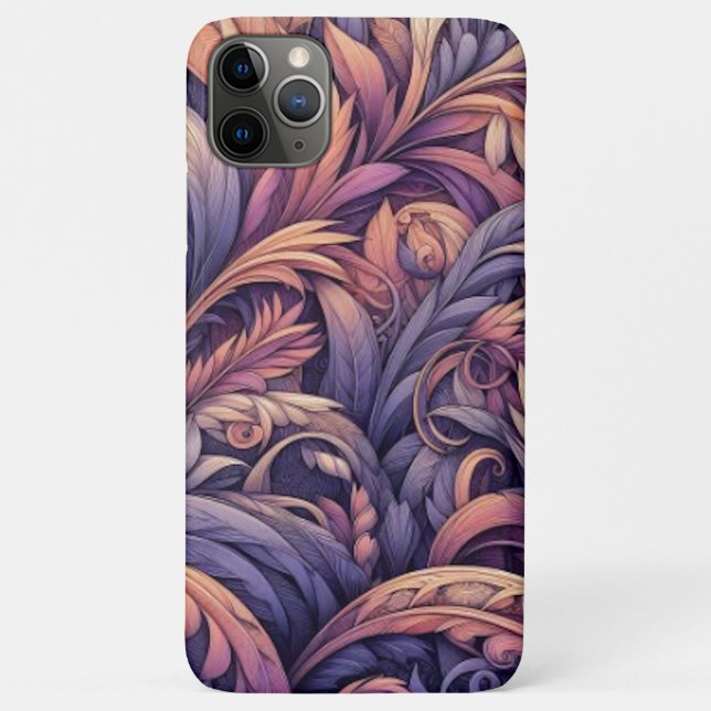 Coques Case-Mate iPhone Mauve Taupe violet rose violet Motif de marguerite (Dos)