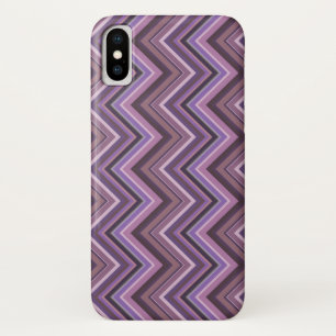 Coques Pour iPhone Mauve zigzag stripes