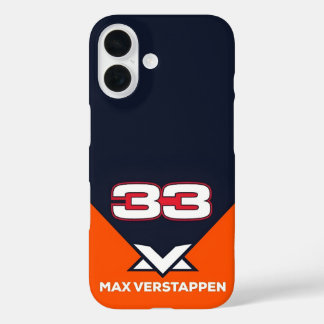 Coque Pour iPhone 16 Max Verstappen 33 F1 Racing