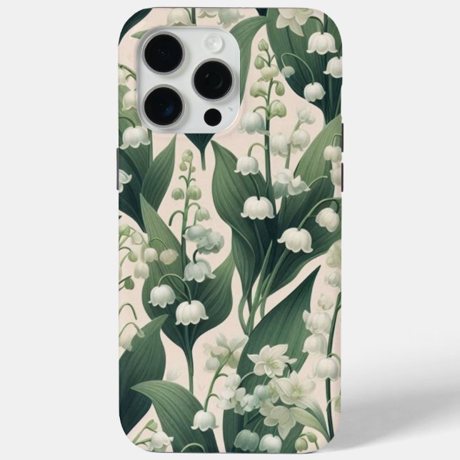 Coques Case-Mate iPhone may lily of the valley birth month flower (Verso)