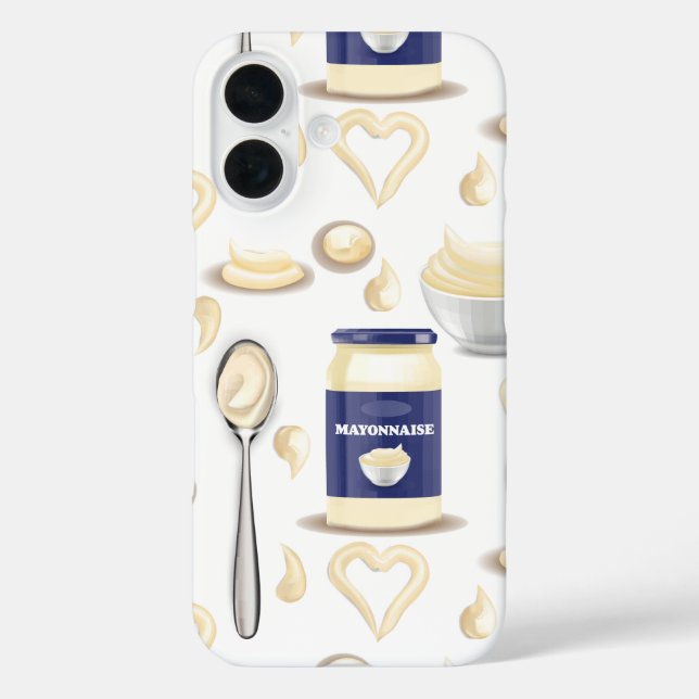 Coques Case-Mate iPhone mayo mayonnaise condiment crémeux tartiner sauce (Verso)