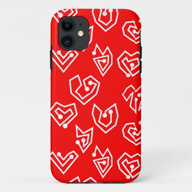 Coques Case-Mate iPhone Mazes de la Saint Valentin blanche (Dos)