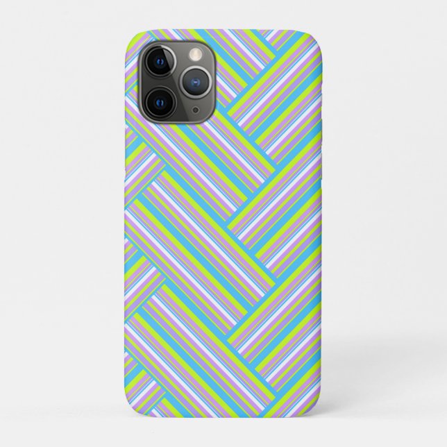 Coques Case-Mate iPhone MAZIPOODLES Rayures Spaghetti 54 Chevron  (Dos)