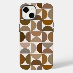 Coque Case-Mate iPhone MCM Semi-cycles Browns+Cream Big Motif