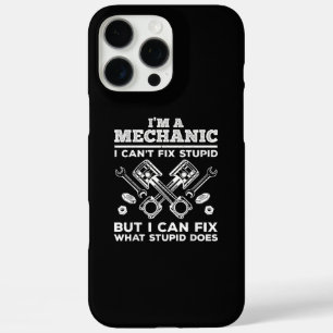 Coque iPhone 16 Pro Max Mécanicien drôle pour papa homme voiture auto dies
