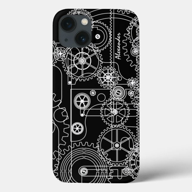 Coques Case-Mate iPhone Mechanical Steam Punk Gears (Verso)