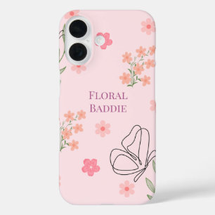 Coque Pour iPhone 16 Méchante Florale