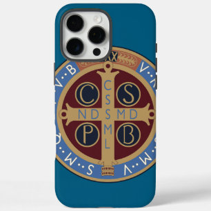 Coque iPhone 16 Pro Max Médaille de saint Benoît