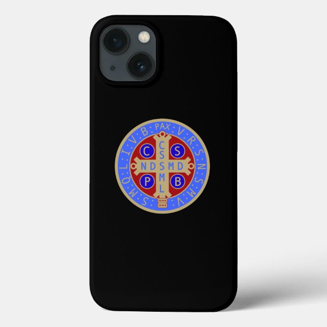 Coques Case-Mate iPhone Médaille ou croix de saint Benoît  (Verso)