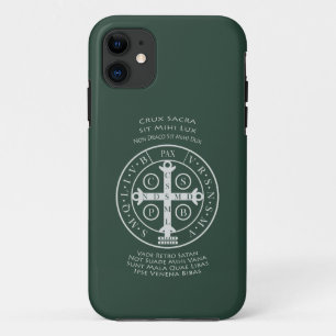 Case-Mate iPhone Case Médaille Saint Benoît avec prière latine