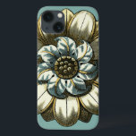 Case-Mate iPhone Case Médaillon floral orné sur Arrière - plan bleu clai<br><div class="desc">Un arrière - plan bleu clair sert d'accent à ce tableau orné de médaillons floraux de Vision Studio. Des couches de feuilles multiplient la beauté de la fleur,  lui donnant une qualité très nature. Achetez-le aujourd'hui et laissez-le fleurir dans votre maison!</div>