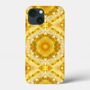 Case-Mate iPhone Case Médaillon Motif en Motif Batik Jaune de moutarde