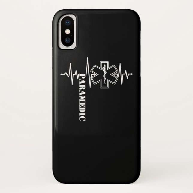 Coques Case-Mate iPhone Médecin infirmier paramétrique Heartbeat (Dos)