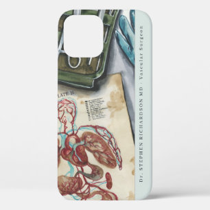 Case-Mate iPhone Case Médecin médical Surgeon Watercolor monogram