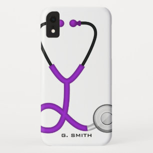 Case-Mate iPhone Case Médecins et infirmières  Nom du stéthoscope Mé