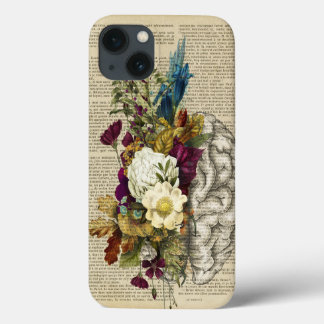 Case-Mate iPhone Case medical floral brain anatomy poster