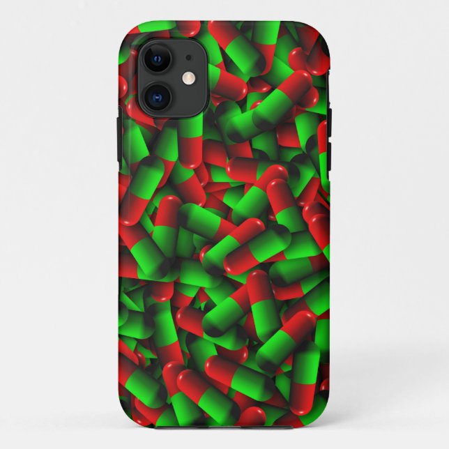 Coques Case-Mate iPhone médicaments pour pilules rouges (Dos)