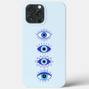 Case-Mate iPhone Case Méditation de l'énergie du mal bleu Hamsa Mystical