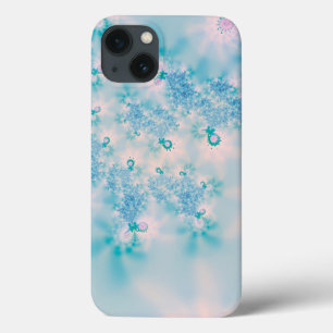 iPhone 13 Case Méditation Papillon Art Bleu Calme