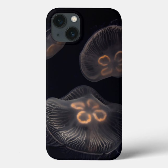Coques Case-Mate iPhone Méduse lune nageant (Verso)