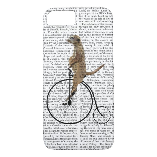 Coques Case-Mate iPhone Meerkat sur Black Penny Farthing (Dos)