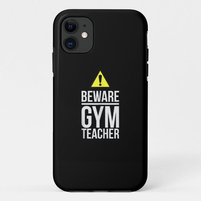 Coques Case-Mate iPhone Méfiez-vous Gymnase Enseignant Éducation physique  (Dos)
