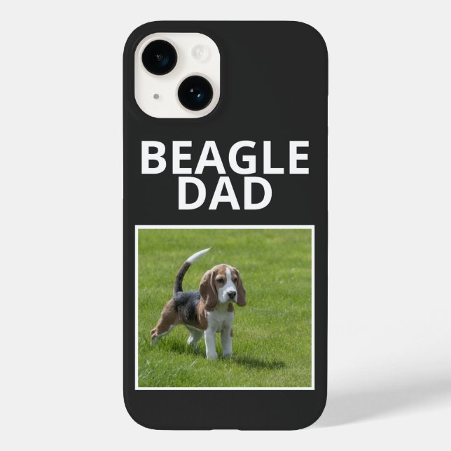 COQUES Case-Mate iPhone MEILLEUR BEAGLE CHIEN DAD PHOTO PET (Verso)