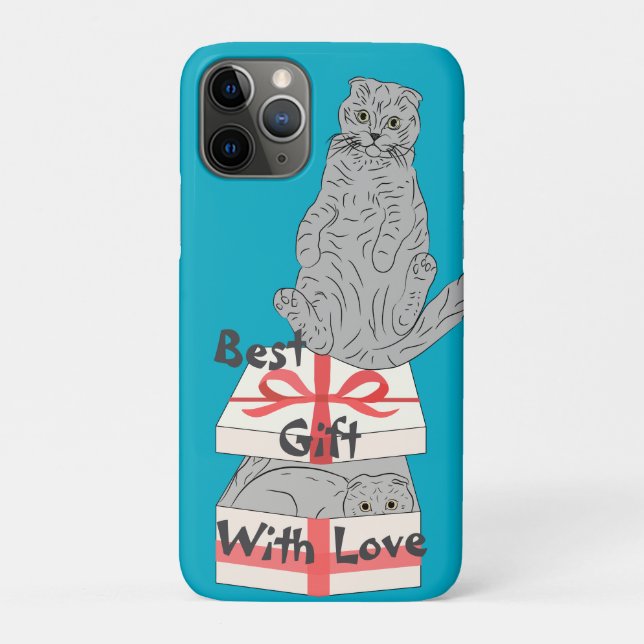 Coques Case-Mate iPhone Meilleur cadeau de chat (Dos)