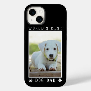 Coque Case-Mate iPhone Meilleur chien papa Empreintes de pattes du monde