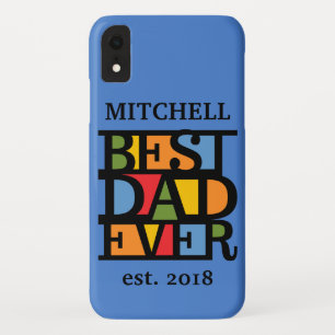Case-Mate iPhone Case MEILLEUR DAD JAMAIS personnalisé nom et cas de tél