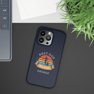 Case-Mate iPhone Case Meilleur Golf Papa Par Par Custom Retro Anniversai