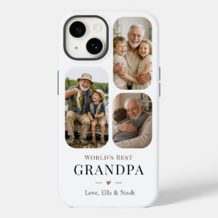 Coque Case-Mate iPhone Meilleur Grand-Père du Monde Moderne Trois Photos 