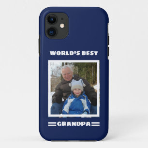 Case-Mate iPhone Case Meilleur grand-père du monde Photo personnalisée