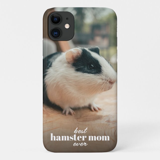 Coques Case-Mate iPhone Meilleur Hamster Maman Jamais Moderne Personnalisé (Dos)