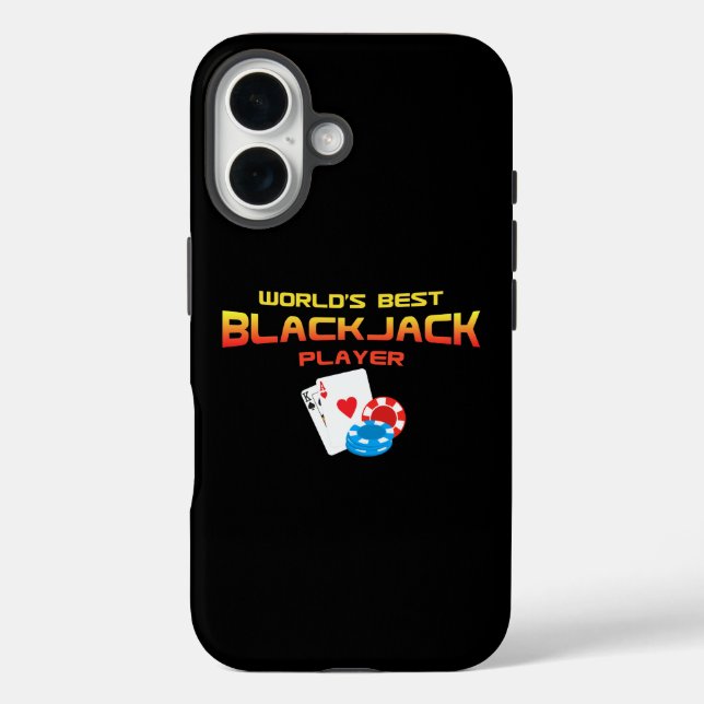Coques Case-Mate iPhone Meilleur joueur Blackjack (Verso)
